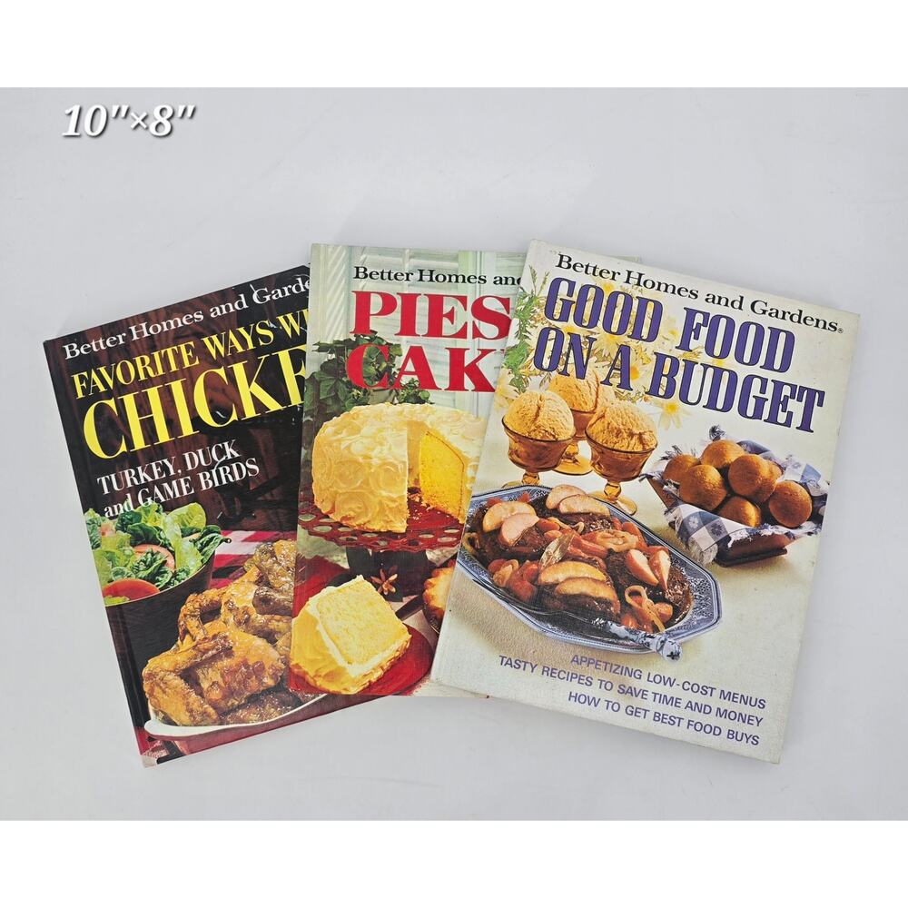 Better Homes and Gardens Vintage Cookbook Lot (Set of 3) – 1960s–1970s Editions